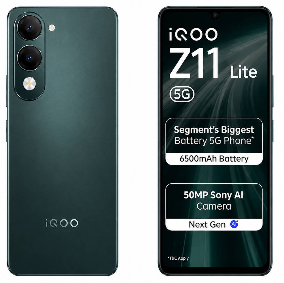 3. iQOO Z11 Lite 5G 5G smartphone