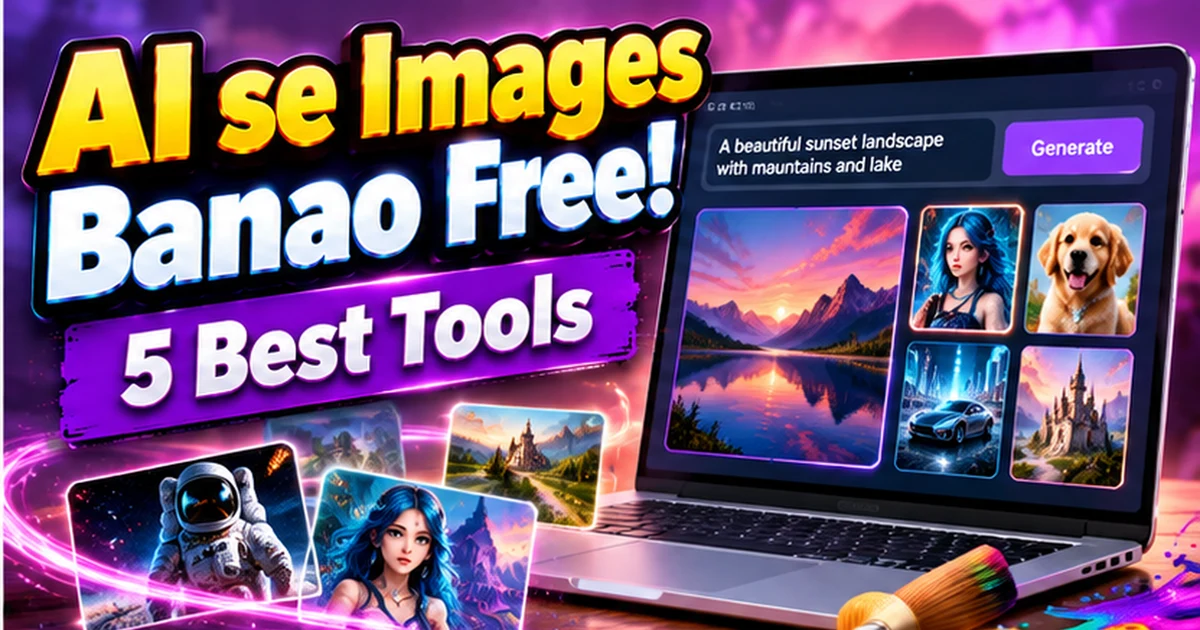 Free AI image generator se images kaise banaye